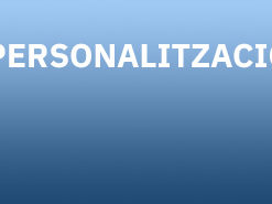 Personalització