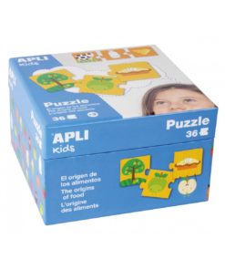 PUZZLE L'ORIGEN DELS ALIMENTS - APLI KIDS