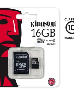 Targeta MicroSD Kingston 16 GB amb adaptador - HC 1 Classe 10