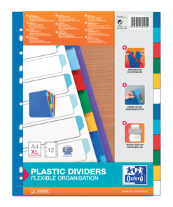 SEPARADORS A4 OXFORD STRONGLINE 10 COLORS