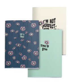 PACK 3 QUADERNS COSITS  DAISIES -DOOTS