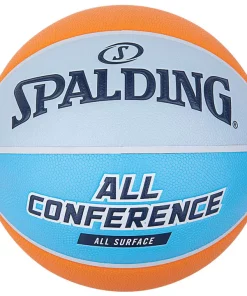 SPALDING BASKETBALL ORANGE BLUE ALL CONFERENCE SZ5