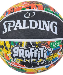 SPALDING BASKETBALL RUBBER GRAFFITI RAINBOW SZ5