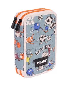 Plumier 2 pisos amb contingut sèrie especial Sports