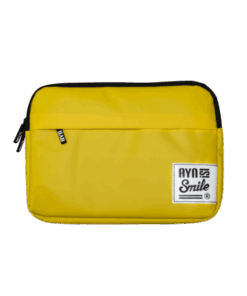 Funda portàtil impermeable fins a 14" - SMILE color groc